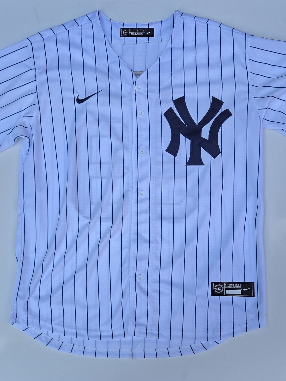 Judge New York Yankees Pinstripe Baseball Jersey Size L-XL-2XL